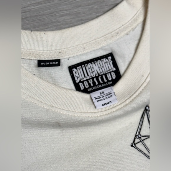 Billionaire Boys Club Oversized Monster Truck Tee in Cream - Picture 7 of 8